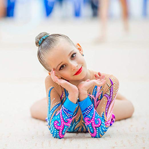 Girls Gymnastics Hair Ties Set-Multi Colored - Sportybella