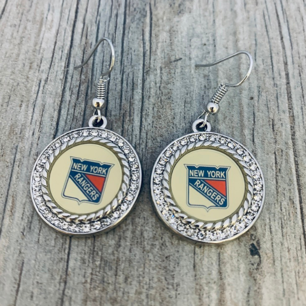 New York Rangers Earrings