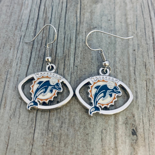 Miami Dolphins Earrings