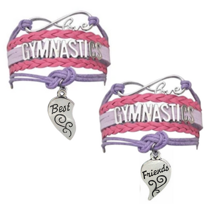 Girls Gymnastics Friendship Bracelets - Pick Colors