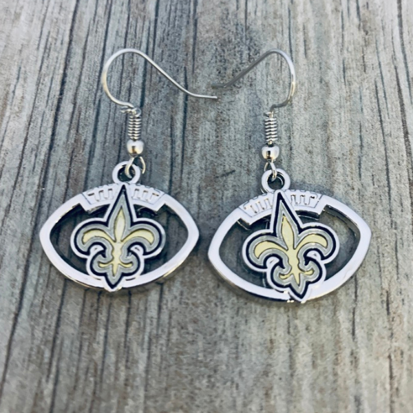 New Orleans Saints Stud Earrings