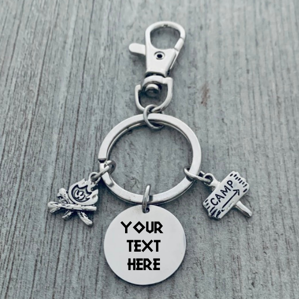 Custom Camp Backpack Keychain