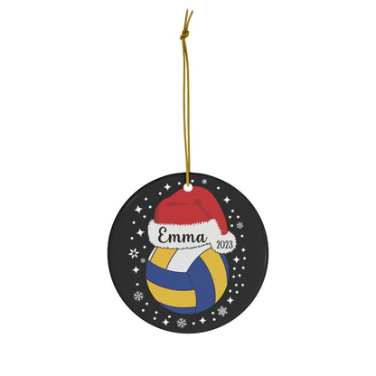 Personalized Volleyball Christmas Ornament, 2023 Personalized Gift Ornament For Volleyball Players, Funny Ornament for Men and Women