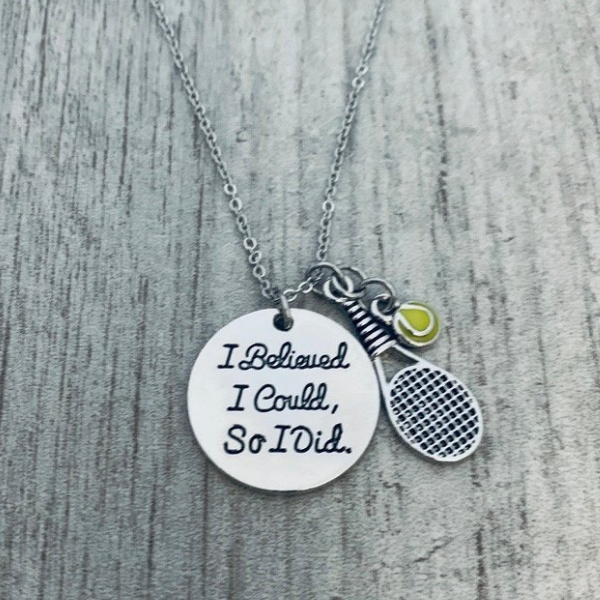 Tennis Necklace - I Believed I Could
