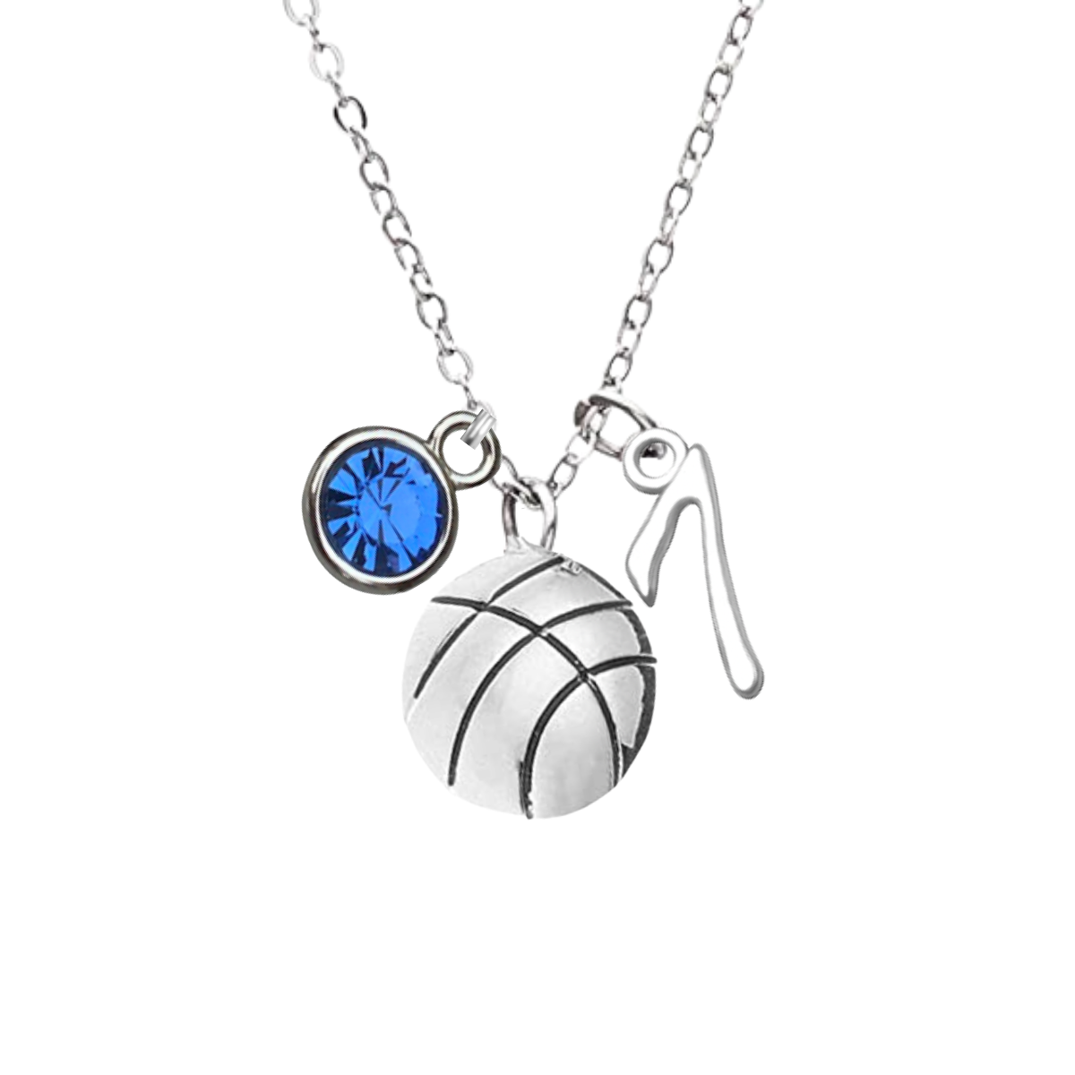 Personalized 2025 basketball necklace