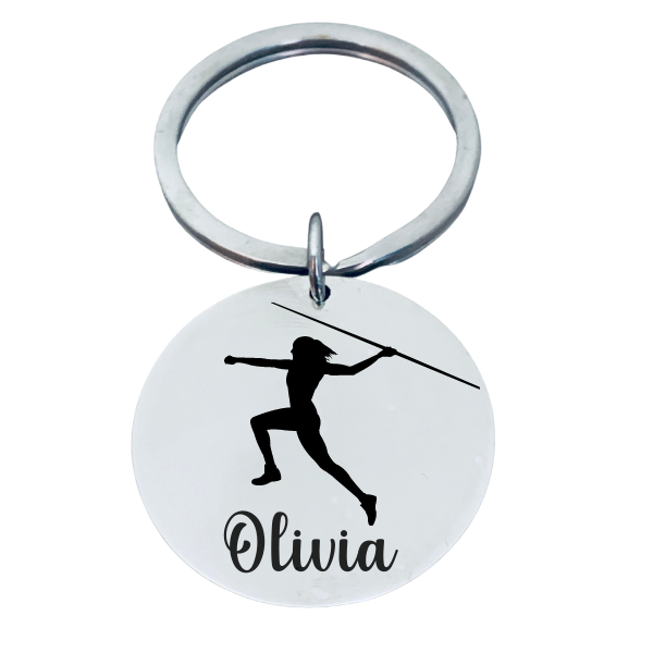 Round Engravable Stainless Steel Key Chain –