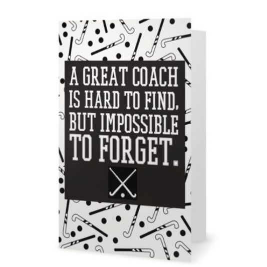 Field Hockey Coach Card