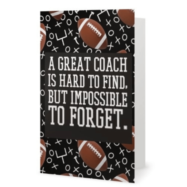 Football Coach Card
