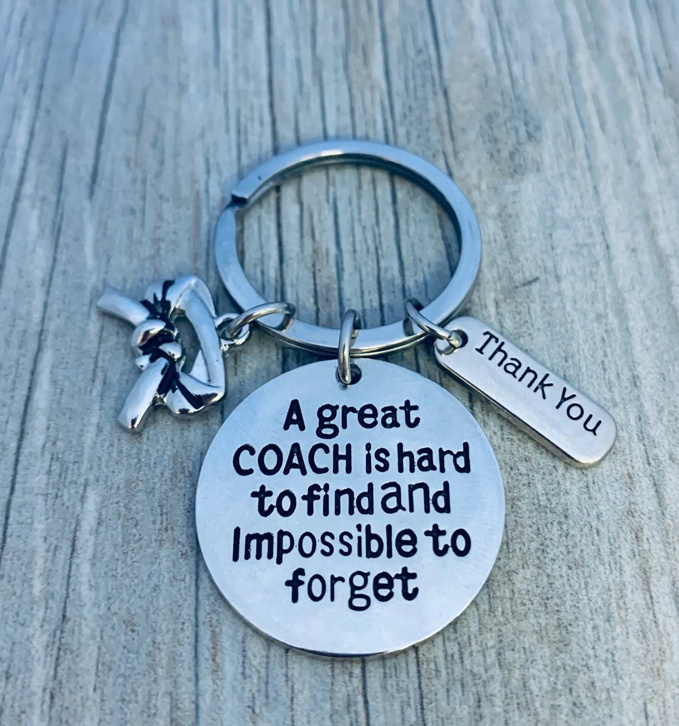 Martial Arts Great Coach is Hard to Find Keychain