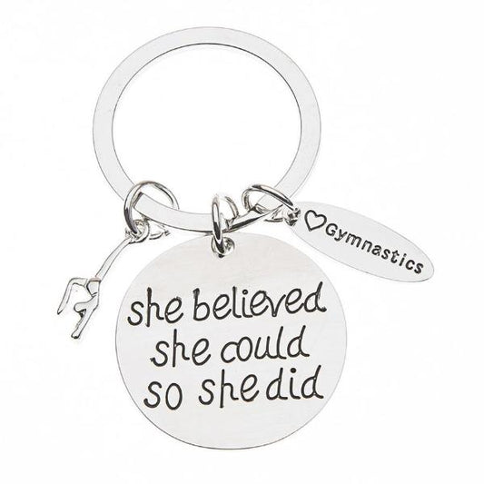 gymnastics keychain