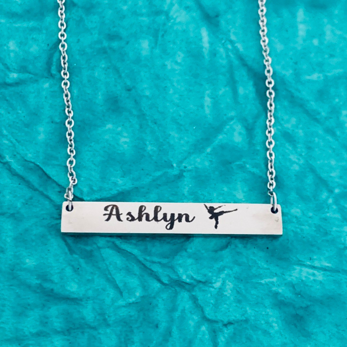 Personalized Dance Bar Necklace