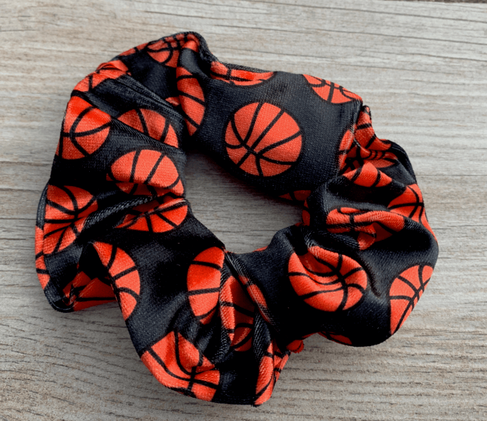 basketball scrunchie hair accessories