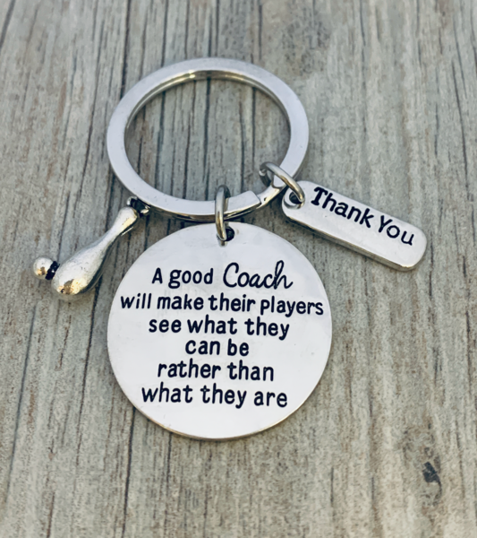 Bowling Coach Keychain - See What They Can Be