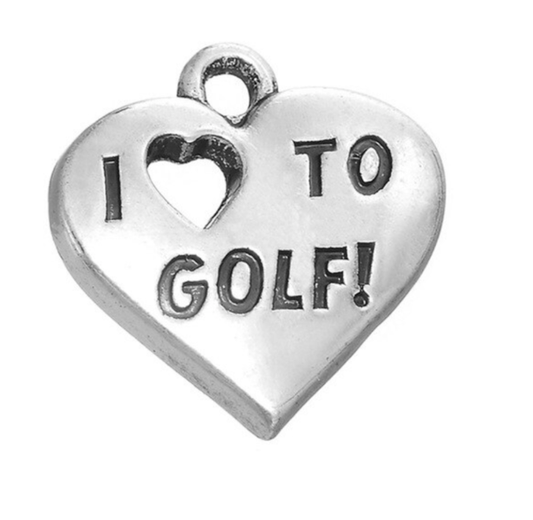 Love to Golf Charm