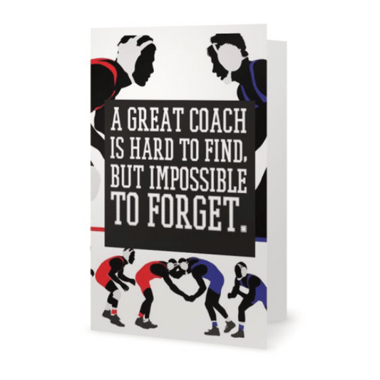 Wrestling Coach Card