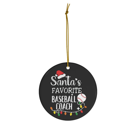 baseball coach ornament