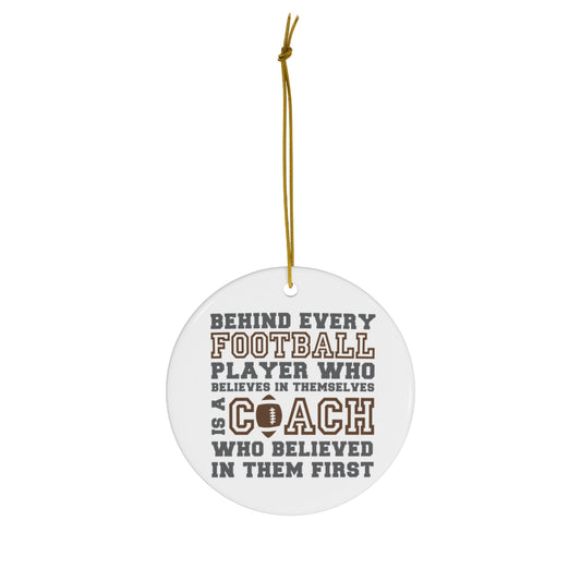 Football coach ornament