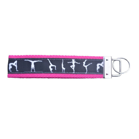 Gymnastics Wristlet Keychain - Sportybella