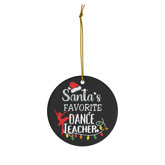 Dance teacher ornament