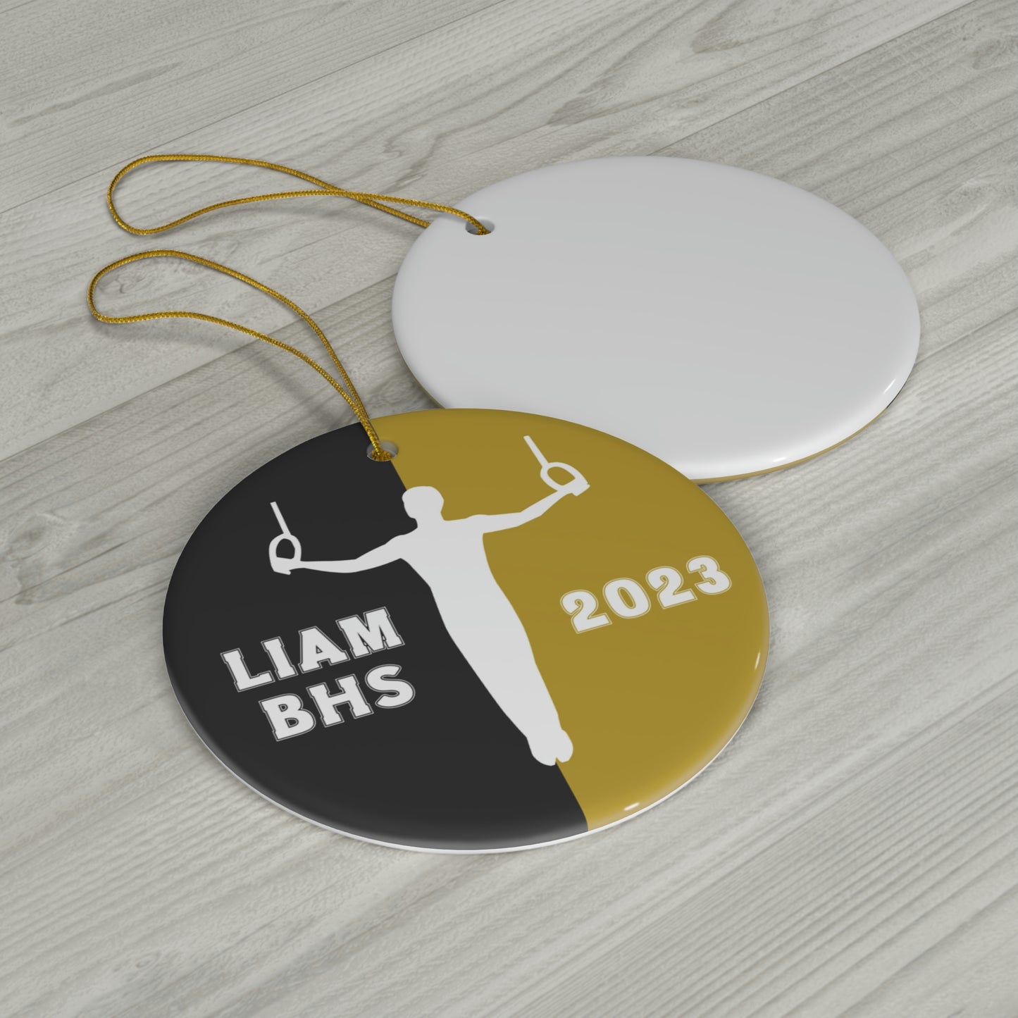 Personalized Gymnastics Christmas Ornament