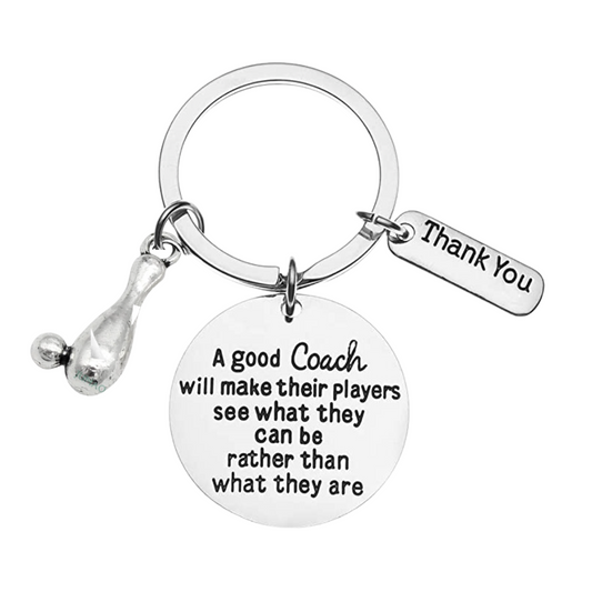 Bowling Coach Keychain - See What They Can Be