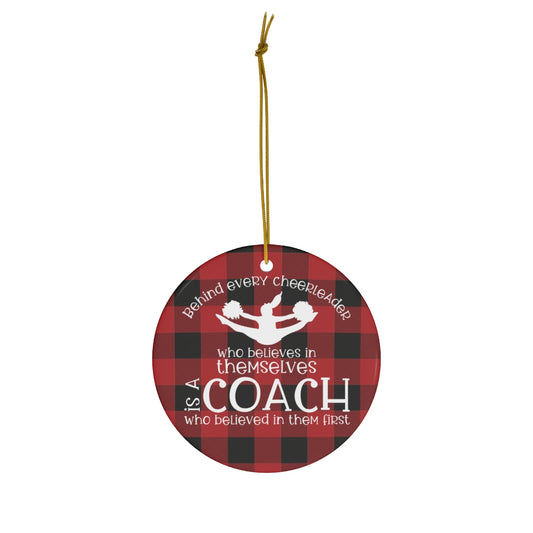 Cheer coach ornament