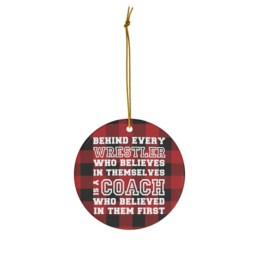 Wrestling Coach Gift, Wrestling Ornament