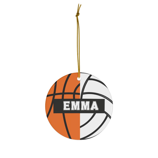 Basketball Volleyball ornament