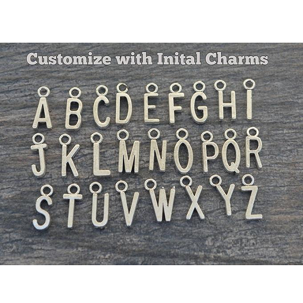 Personalized Field Hockey Stick Necklace with Letter Charm