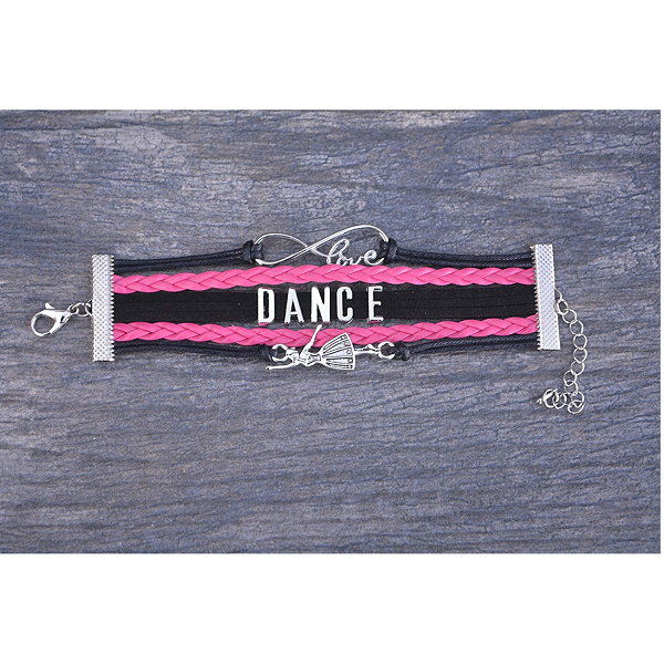 Girls Dance Infinity Bracelet- 3 Sizes - Sportybella