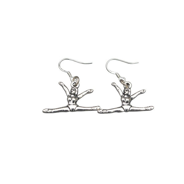 Girls Gymnastics Earrings - Split - Sportybella