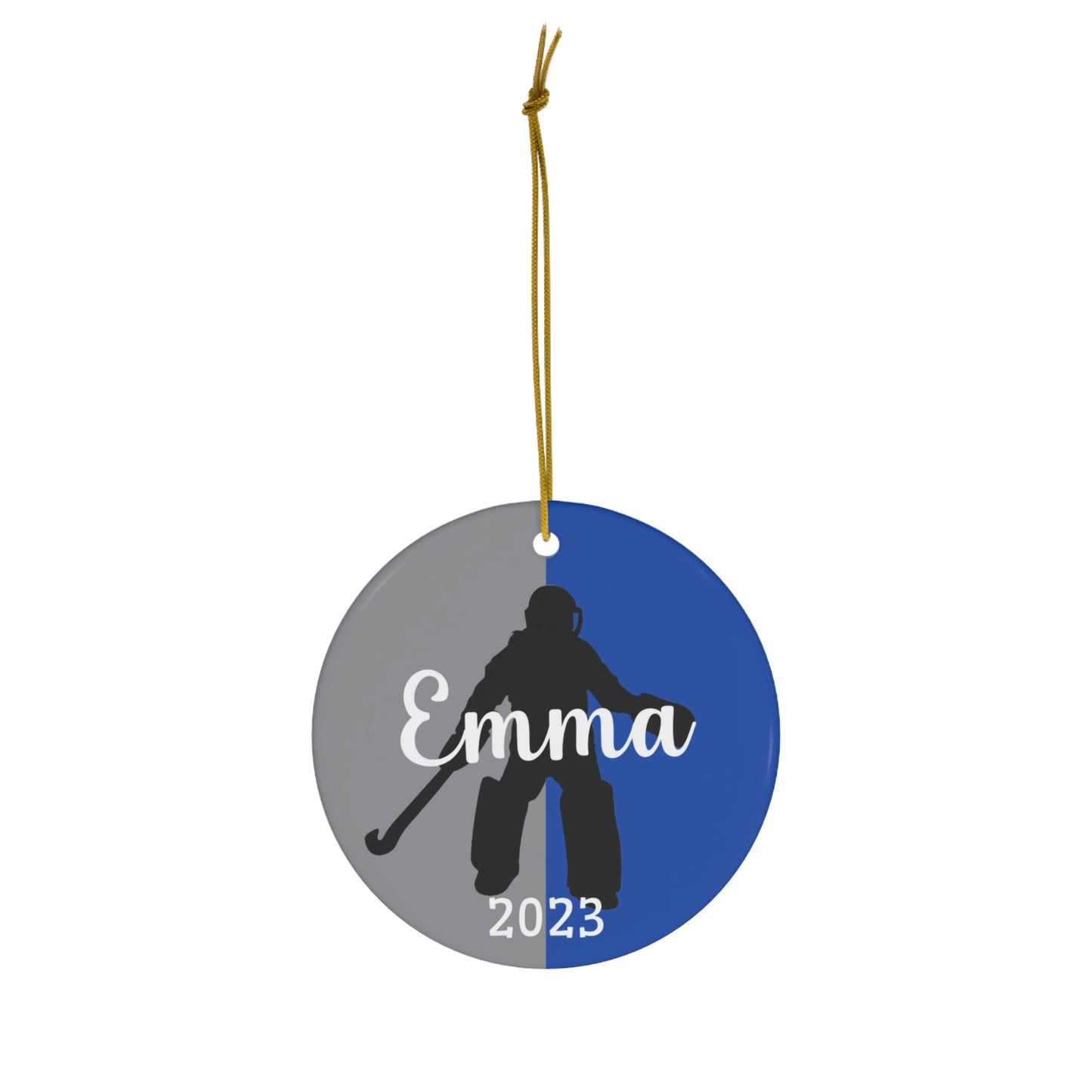 Field Hockey Goalie Gift, Personalized Field Hockey Christmas Ornament, Gifts for Field Hockey