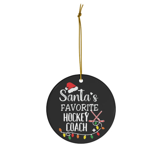 Ice Hockey Christmas ornament