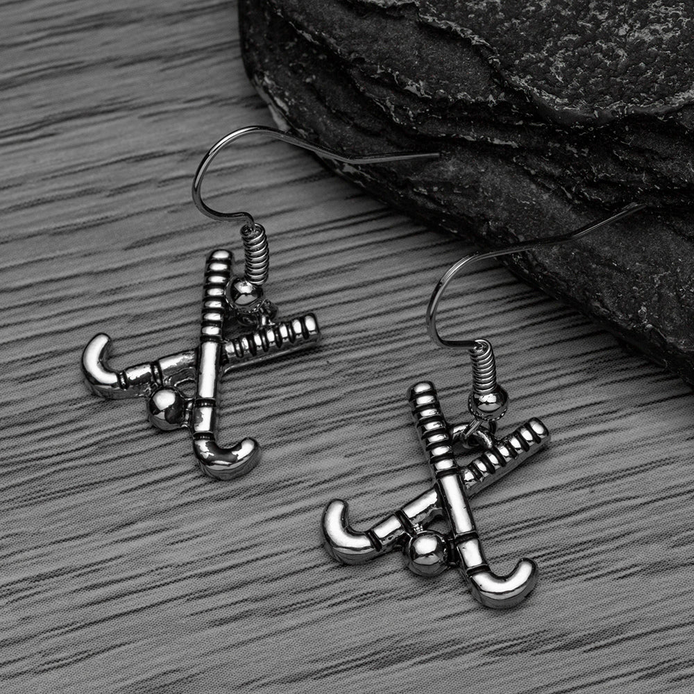 Field Hockey Stick Earrings - Sportybella