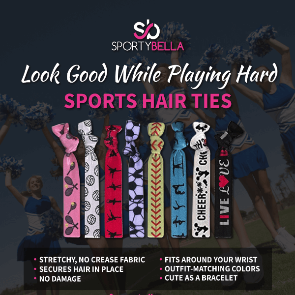 Basketball Hair Ties "Ball Is Life" - Sportybella