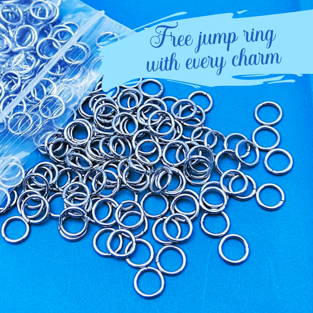 I Love Volleyball Charm