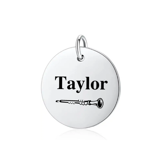 Personalized Clarinet Charm