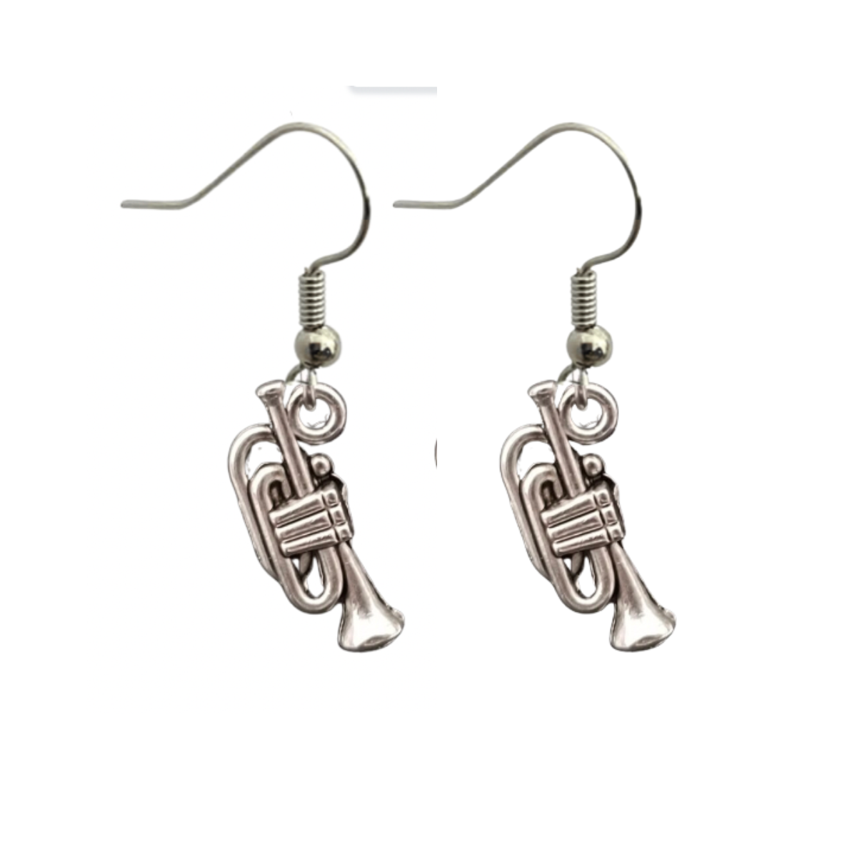 Trumpet Charm Earrings