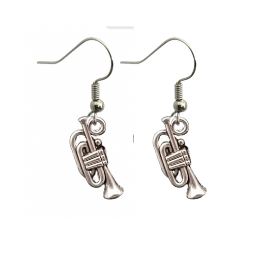Trumpet Charm Earrings