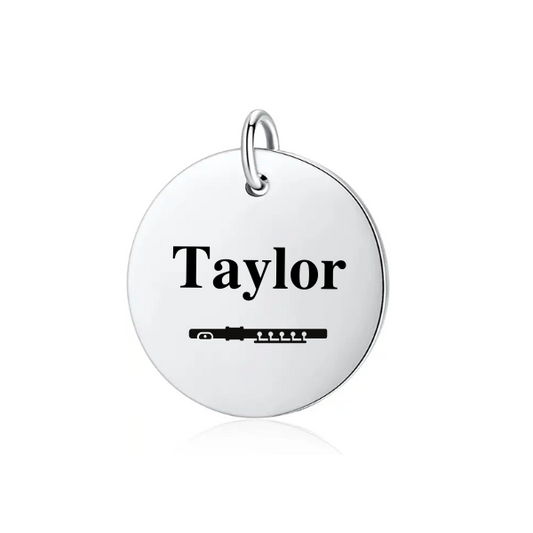 Personalized Flute Charm