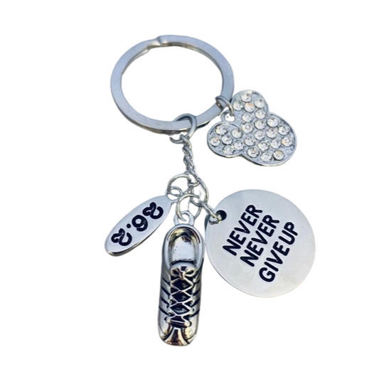 Marathon Runner Keychain