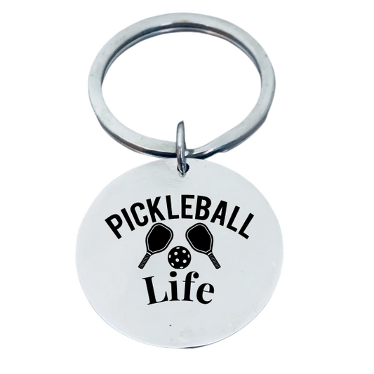 Pickleball Life Keychain