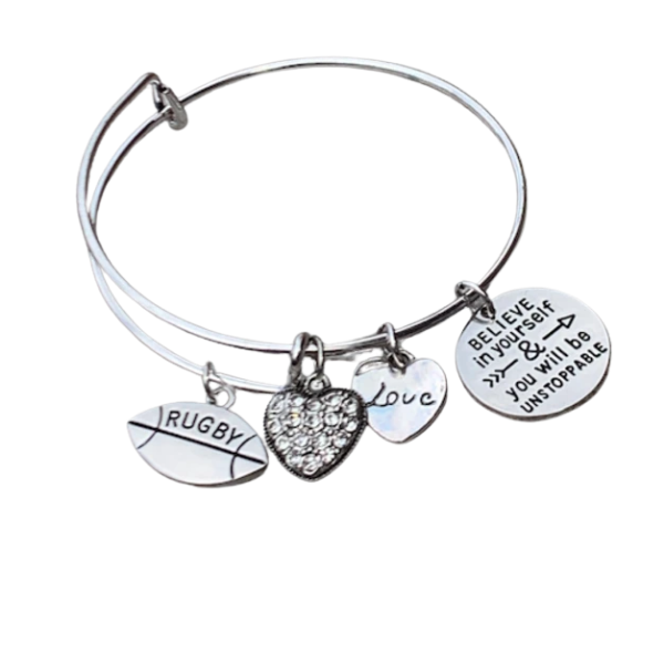 Rugby Bracelet - Believe in Yourself