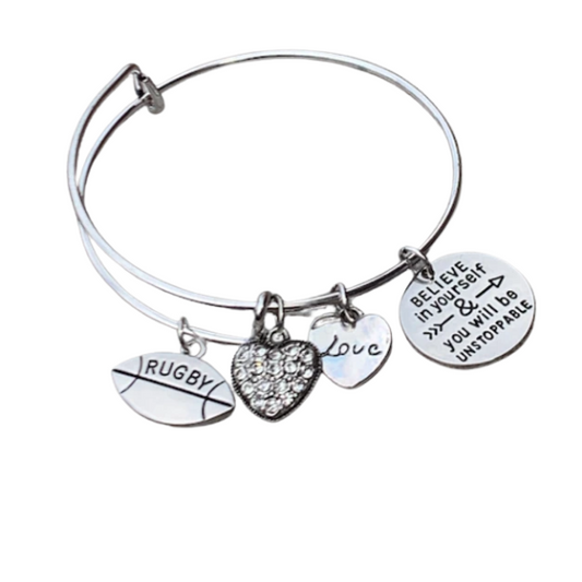 Rugby Bracelet - Believe in Yourself