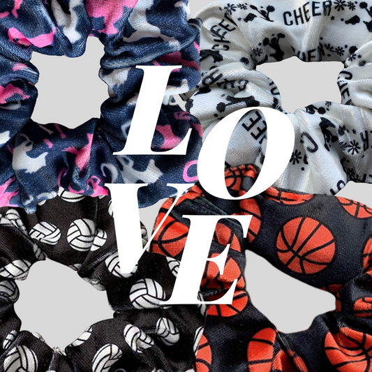 Sports Scrunchies Now Available!