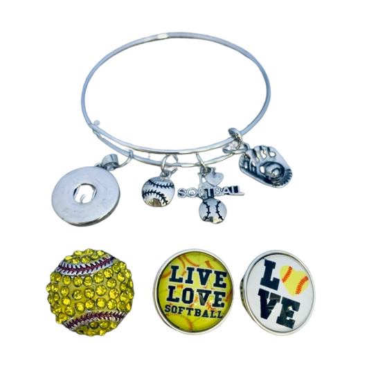 Softball Charms