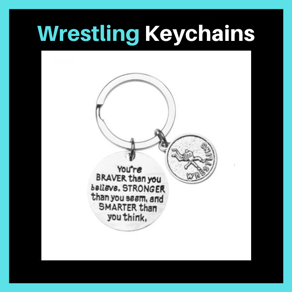 Wrestling keychain