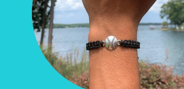 Baseball bracelets in different colors