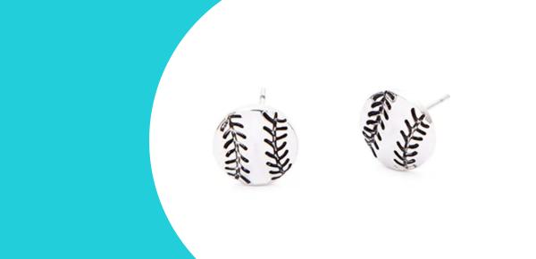 Baseball Earrings