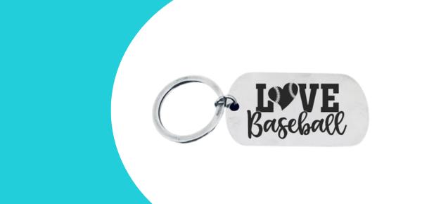 Personalized Baseball Keychains